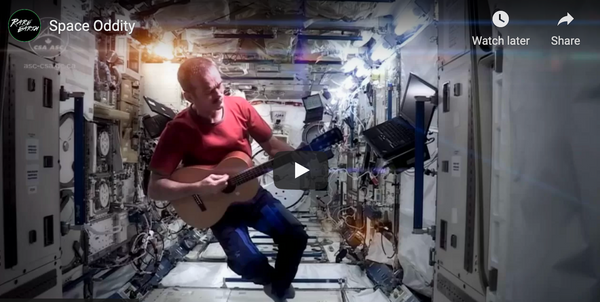 Finally, A Guy Singing about Being in Space From Space!